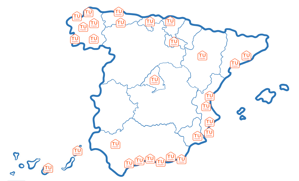 mapa espana tu alquiler club